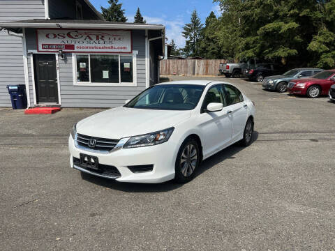 2015 Honda Accord for sale at Oscar Auto Sales in Tacoma WA