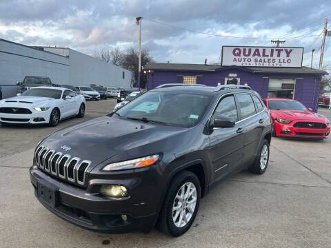 2017 Jeep Cherokee for sale at Quality Auto Sales LLC in Garland TX