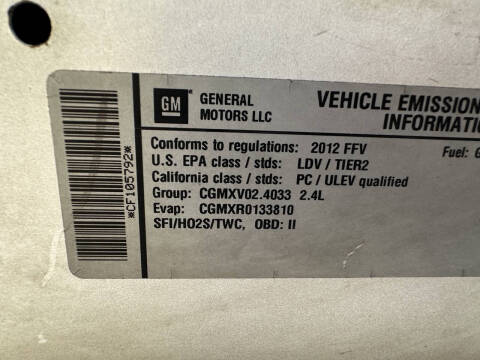 2012 Chevrolet Malibu LS Fleet