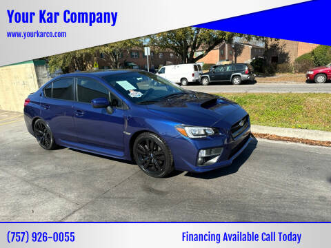 2017 Subaru WRX for sale at Your Kar Company in Norfolk VA