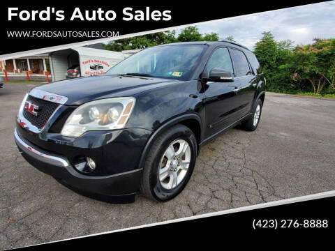 2009 GMC Acadia for sale at Ford's Auto Sales in Kingsport TN
