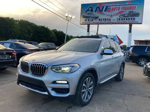 2019 BMW X3 for sale at ANF AUTO FINANCE in Houston TX