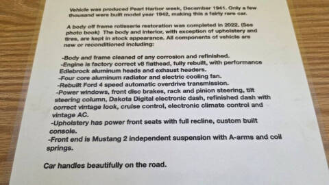 1942 Ford Super Deluxe