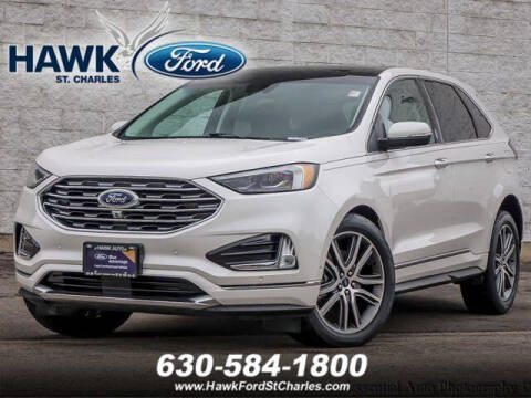 2019 Ford Edge for sale at Hawk Ford of St. Charles in Saint Charles IL