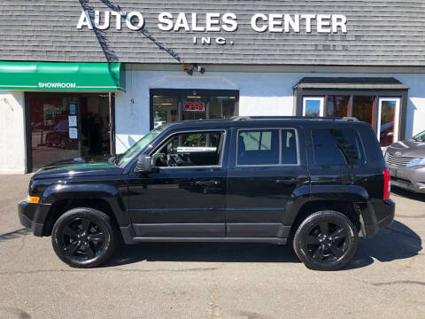 2015 Jeep Patriot for sale at Auto Sales Center Inc in Holyoke MA