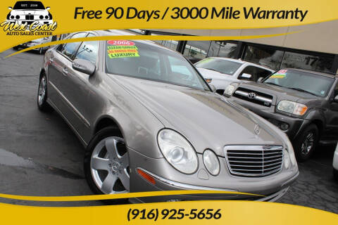 2006 Mercedes-Benz E-Class for sale at West Coast Auto Sales Center in Sacramento CA