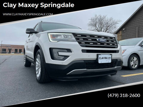 2017 Ford Explorer for sale at Clay Maxey Springdale in Springdale AR