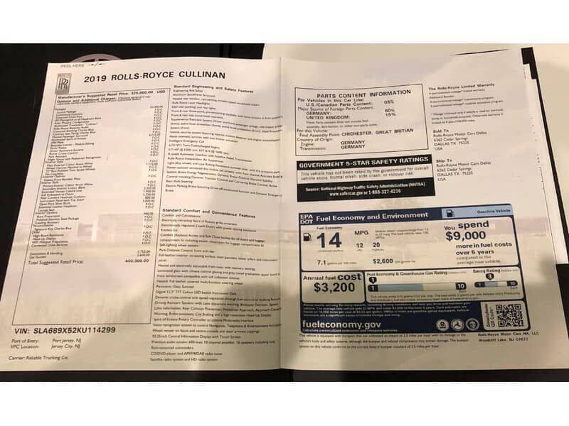 2019 Rolls-Royce Cullinan
