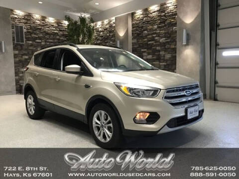 2018 Ford Escape for sale at Auto World Used Cars in Hays KS
