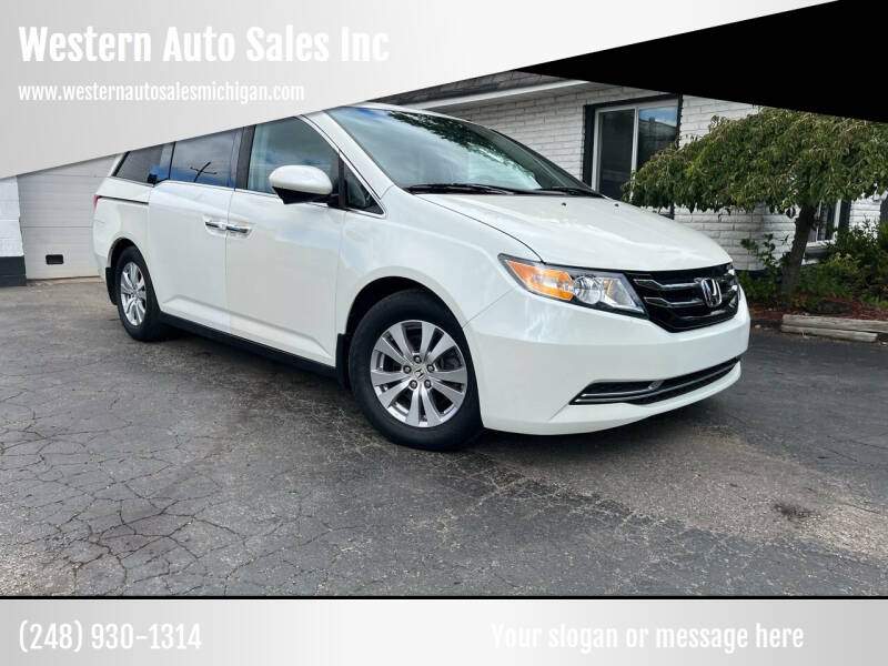 2016 Honda Odyssey for sale at Western Auto Sales Inc in Farmington Hills MI
