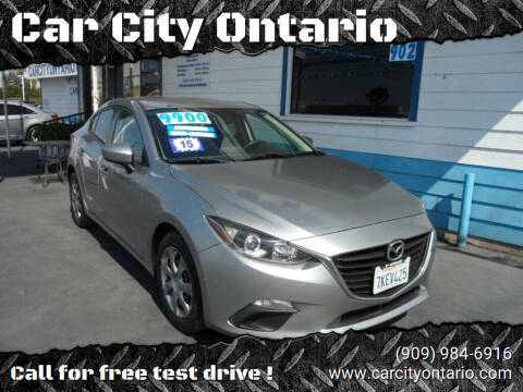 2015 Mazda MAZDA3 for sale at Car City Ontario in Ontario CA