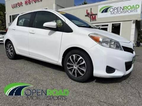 2014 Toyota Yaris for sale at OPEN ROAD MOTORSPORTS in Lynnwood WA