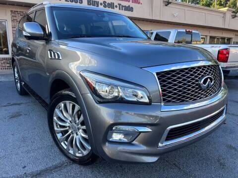 2016 Infiniti QX80 for sale at North Georgia Auto Brokers in Snellville GA