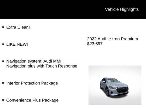 2022 Audi e-tron quattro Premium