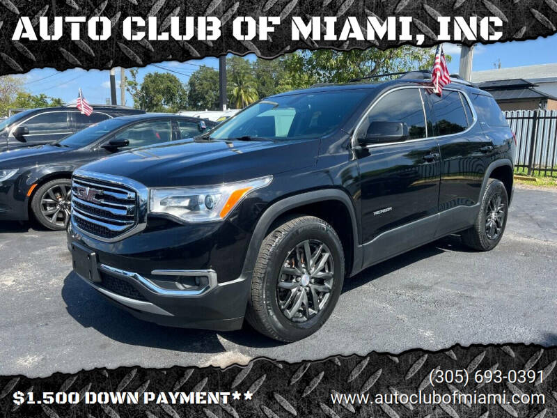 2018 GMC Acadia for sale at AUTO CLUB OF MIAMI, INC in Miami FL