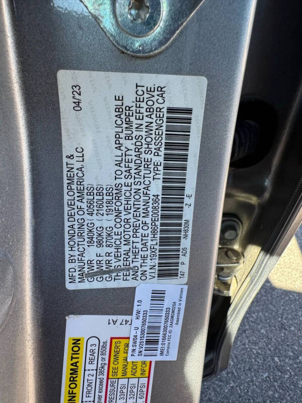 2023 Honda Civic Sport Touring