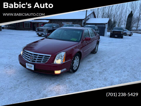 2008 Cadillac DTS for sale at Babic's Auto in Fergus Falls MN