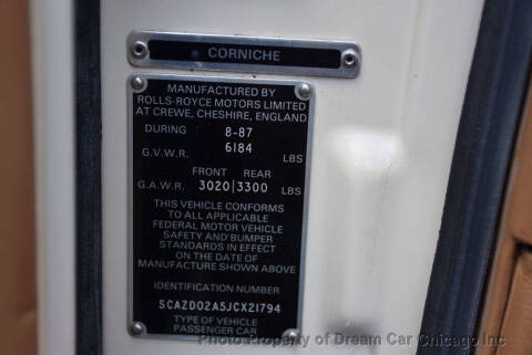 1988 Rolls-Royce Corniche