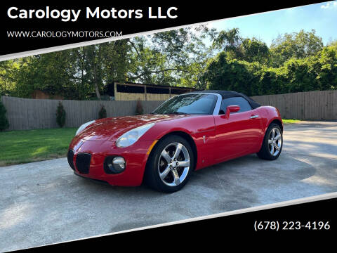 2008 Pontiac Solstice for sale at Carology Motors LLC in Marietta GA