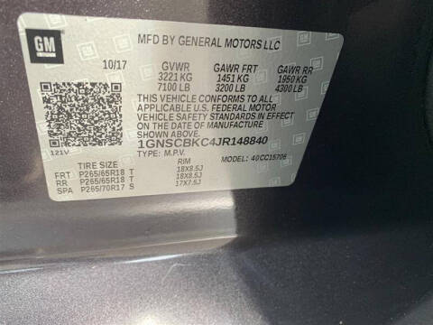 2018 Chevrolet Tahoe LT