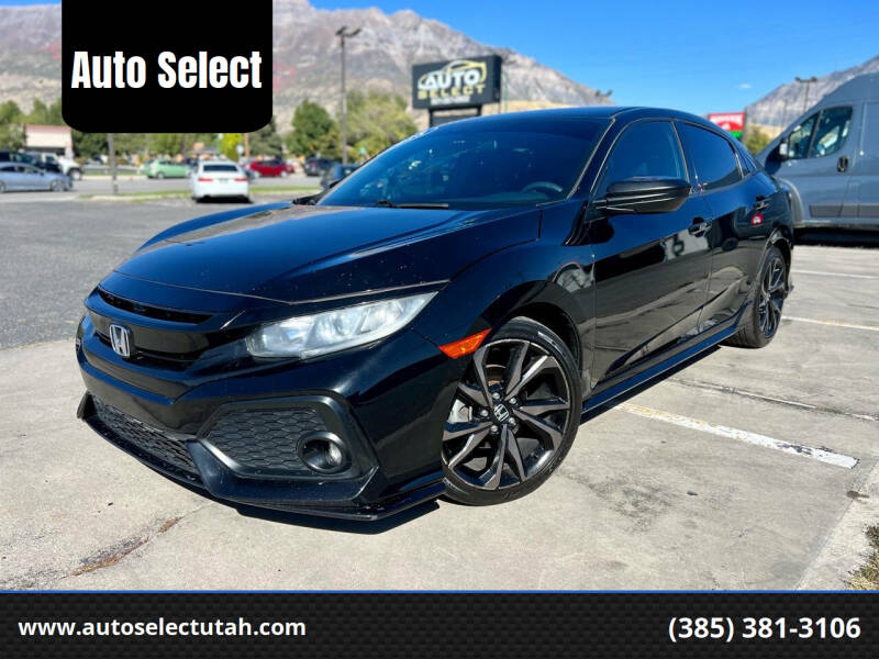 2018 Honda Civic for sale at Auto Select in Orem UT