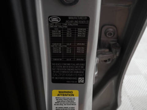 2021 Land Rover Range Rover Evoque SE