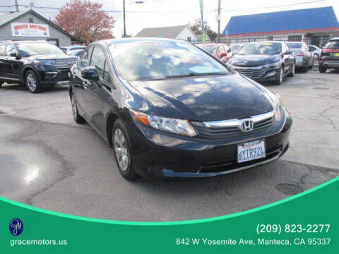 2012 Honda Civic for sale at Grace Motors in Manteca CA