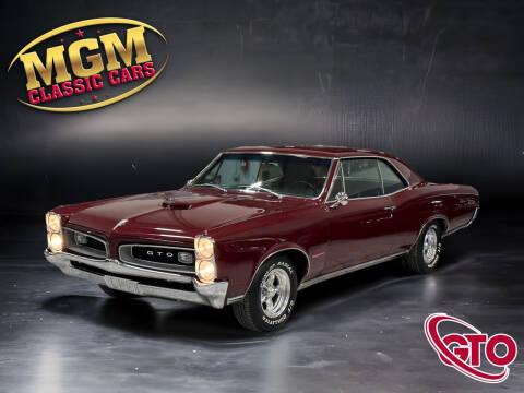 1966 Pontiac GTO for sale at MGM CLASSIC CARS in Addison IL