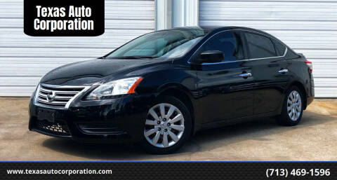 2013 Nissan Sentra for sale at Texas Auto Corporation in Houston TX