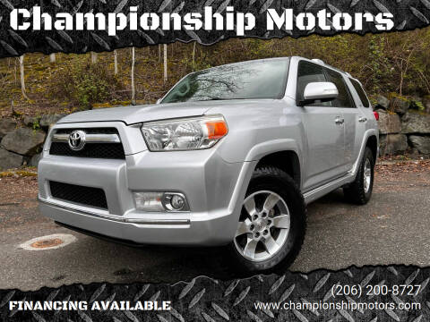2011 Toyota 4Runner for sale at Championship Motors in Redmond WA