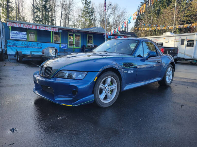 2000 BMW Z3 for sale at HIGHLAND AUTO in Renton WA
