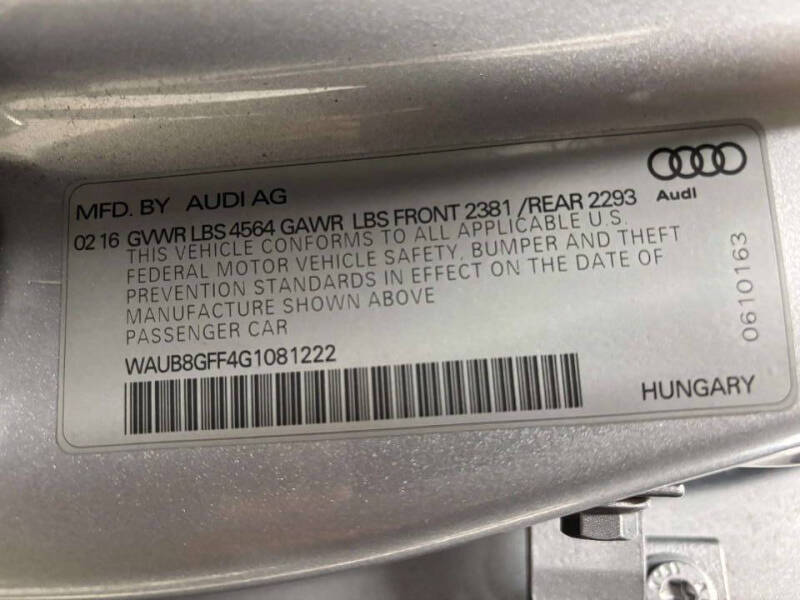 2016 Audi A3 2.0T quattro Premium