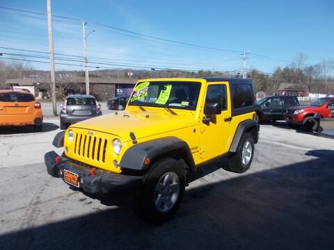 2015 Jeep Wrangler for sale at Careys Auto Sales in Rutland VT