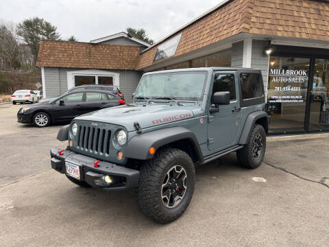2014 Jeep Wrangler for sale at Millbrook Auto Sales in Duxbury MA
