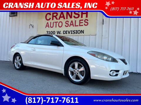 2007 Toyota Camry Solara for sale at CRANSH AUTO SALES, INC in Arlington TX