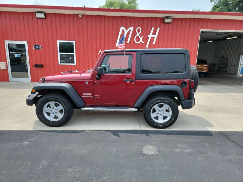 2013 Jeep Wrangler for sale at M & H Auto & Truck Sales Inc. in Marion IN