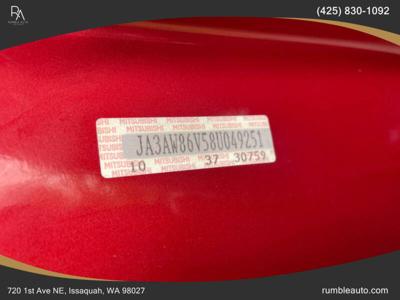 2008 Mitsubishi Lancer Evolution GSR