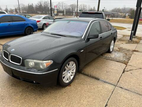 2002 BMW 7 Series for sale at Downriver Used Cars Inc. in Riverview MI