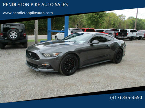 2015 Ford Mustang for sale at PENDLETON PIKE AUTO SALES in Ingalls IN
