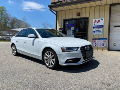 2013 Audi A4 for sale at Desmond's Auto Sales in Colchester CT