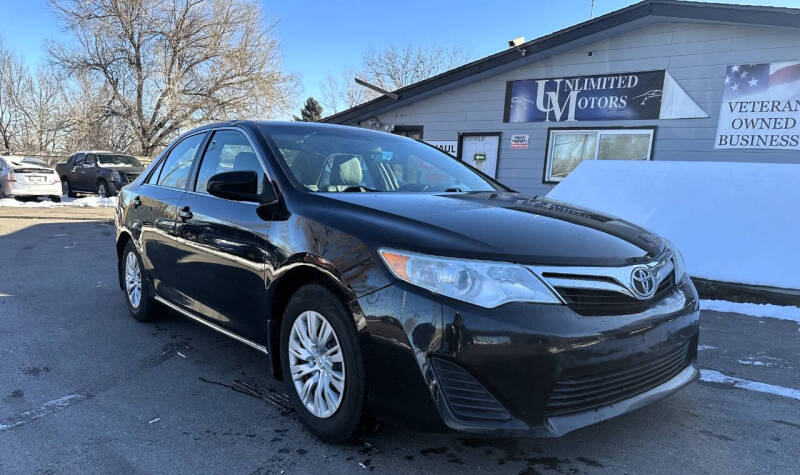 2013 Toyota Camry for sale at Unlimited Motors, LLC in Denver CO