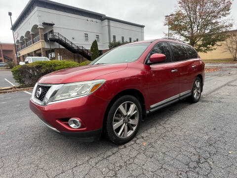 2014 Nissan Pathfinder for sale at GTO United Auto Sales LLC in Lawrenceville GA