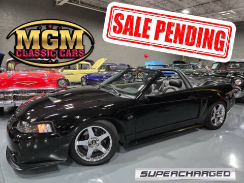 2001 Ford Mustang for sale at MGM CLASSIC CARS in Addison IL