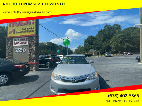 2014 Toyota Camry for sale at NO FULL COVERAGE AUTO SALES LLC in Austell GA