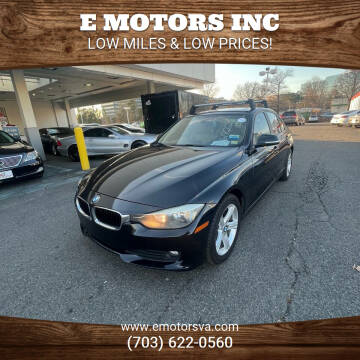 2013 BMW 3 Series for sale at E Motors INC in Vienna VA