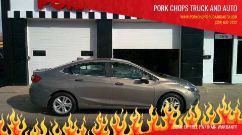 2018 Chevrolet Cruze for sale at Pork Chops Truck and Auto in Cheyenne WY