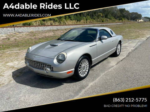 2004 Ford Thunderbird for sale at A4dable Rides LLC in Haines City FL