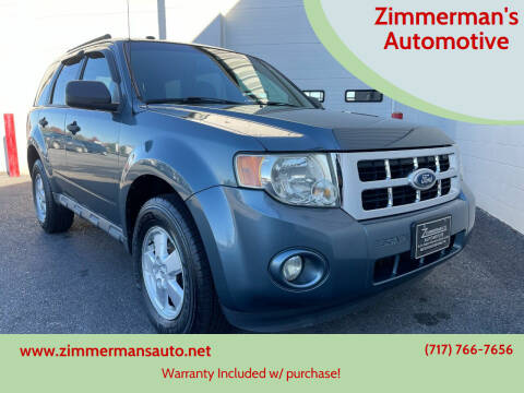 2011 Ford Escape for sale at Zimmerman's Automotive in Mechanicsburg PA