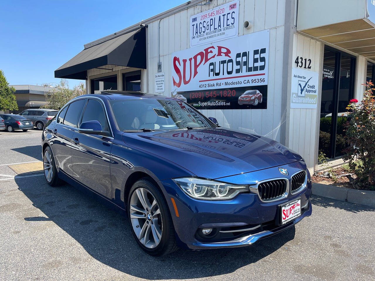 2017 BMW 3 Series for sale at Super Auto Sales Modesto in Modesto, CA