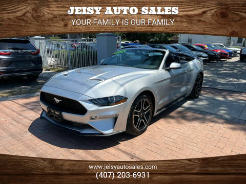 2018 Ford Mustang for sale at JEISY AUTO SALES in Orlando FL